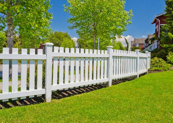 Wood fencing